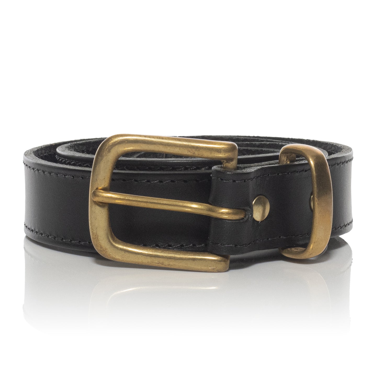 Lady Orion Black Belt with Gold Buckle