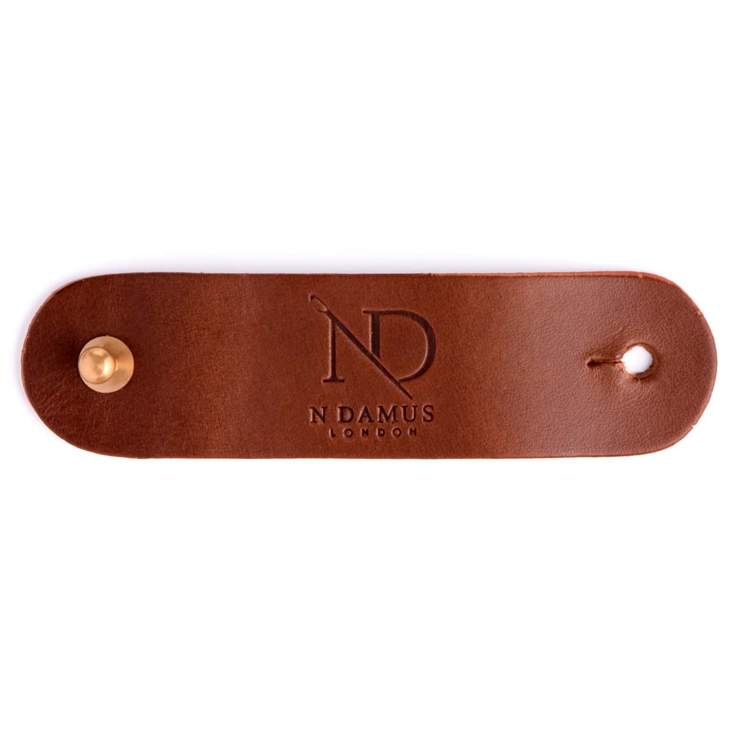 Dulwich Chestnut leather Napkin Ring Set