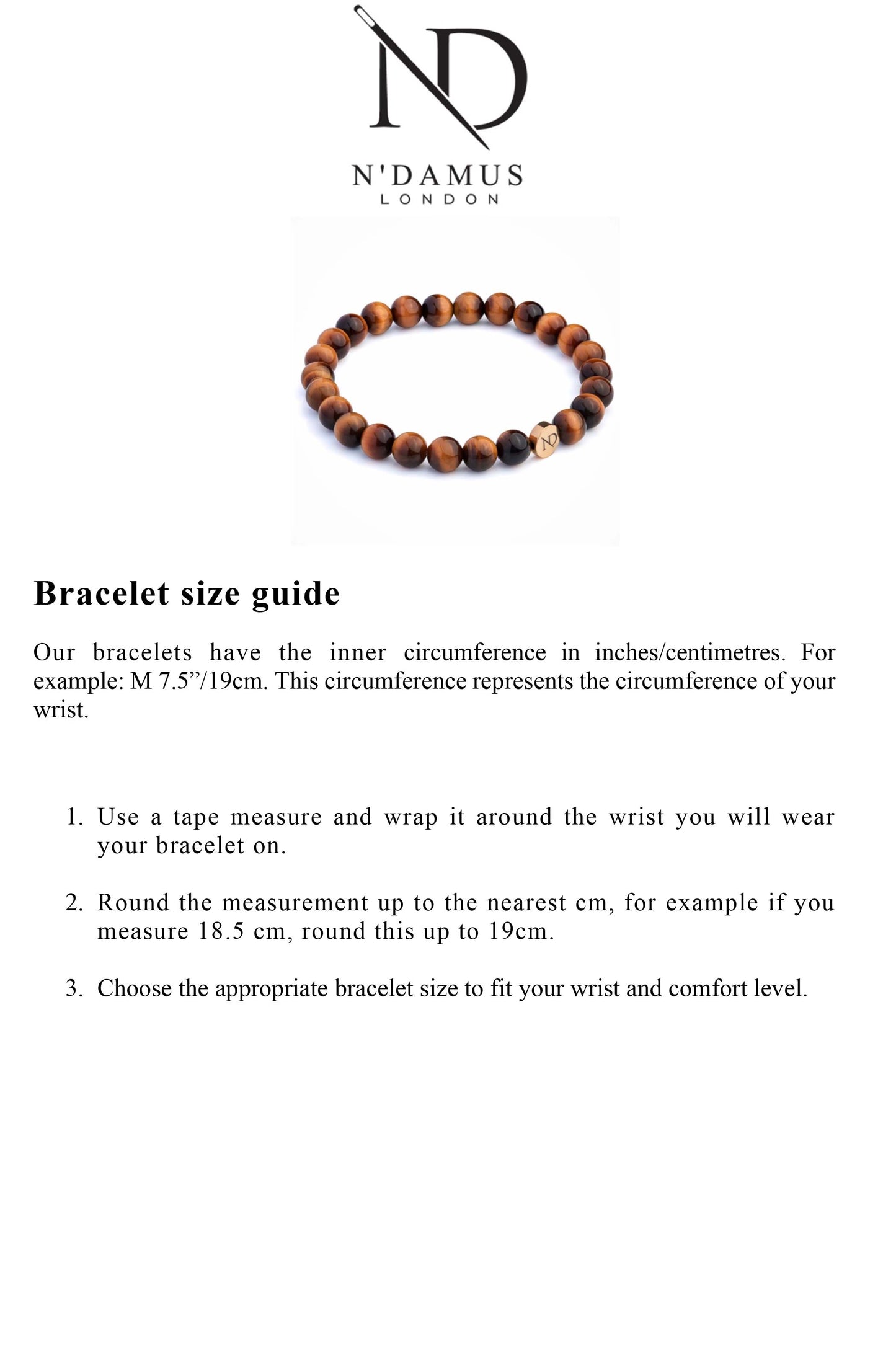 Tigers Eye Gemstone Bracelet