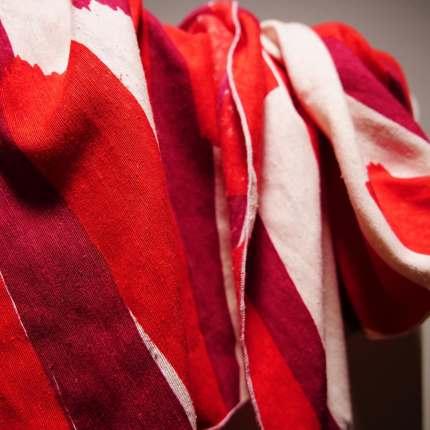 Drapers Ruby Ivory Silk Scarf
