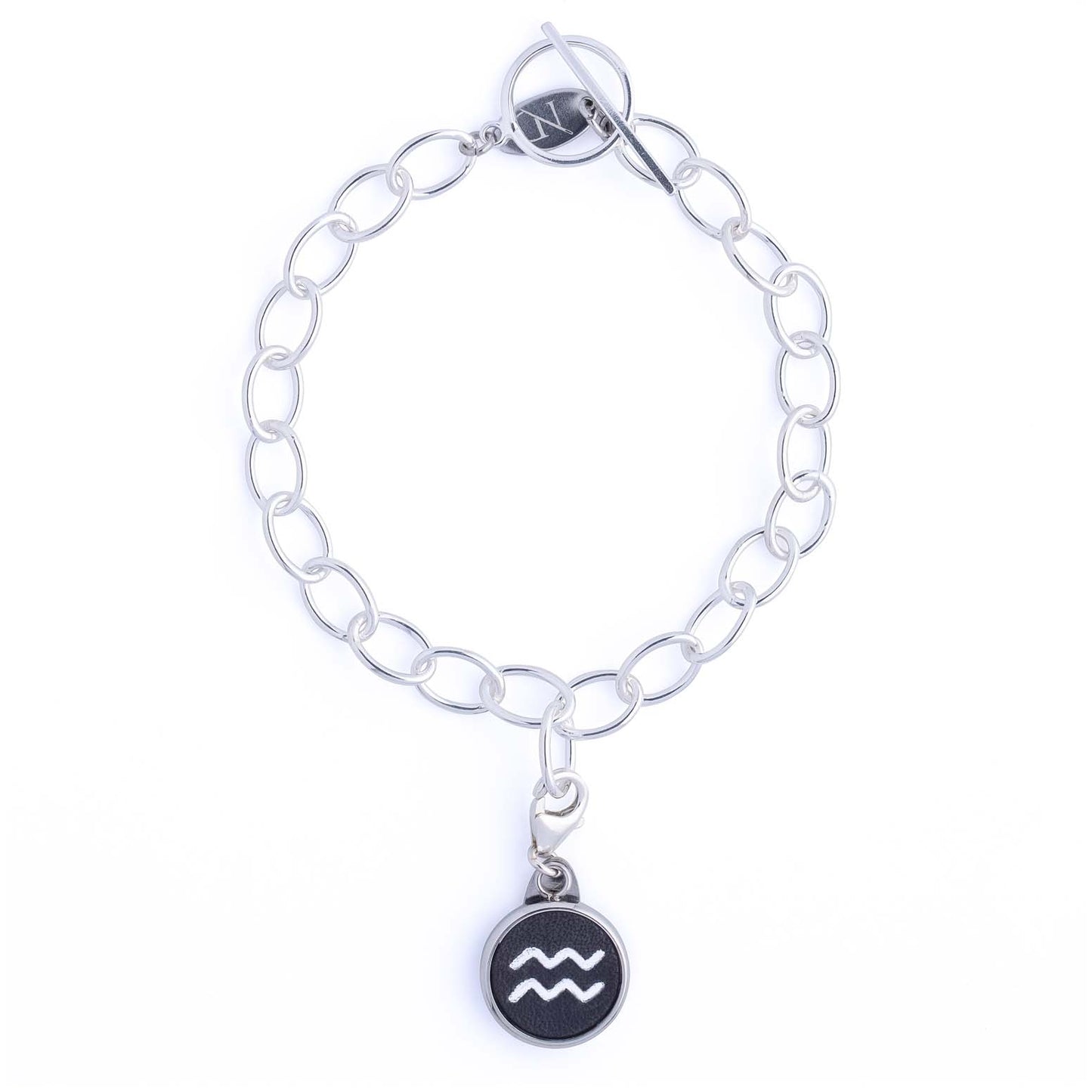 Aquarius Hatton Curb Charm Bracelet