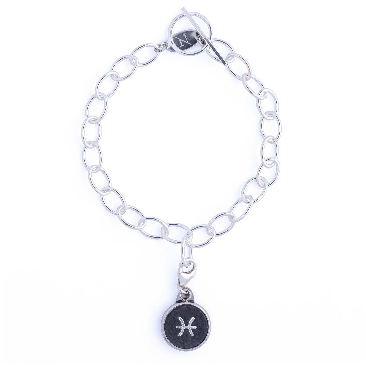 Pisces Hatton Curb Charm Bracelet