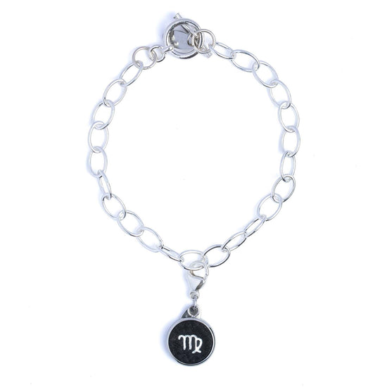 Virgo Hatton Curb Charm Bracelet