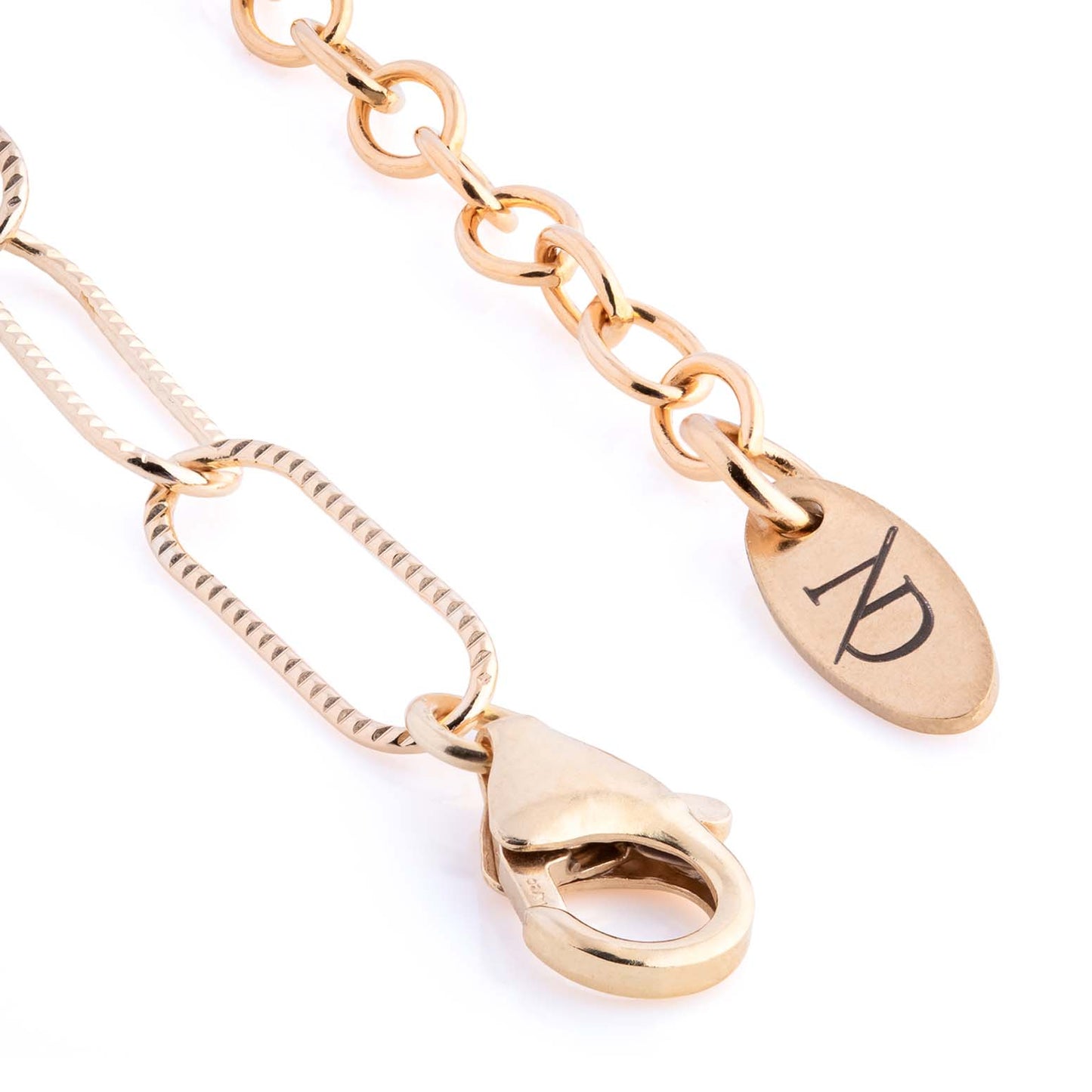 Hatton Clip 12K Gold Bracelet with Pearl