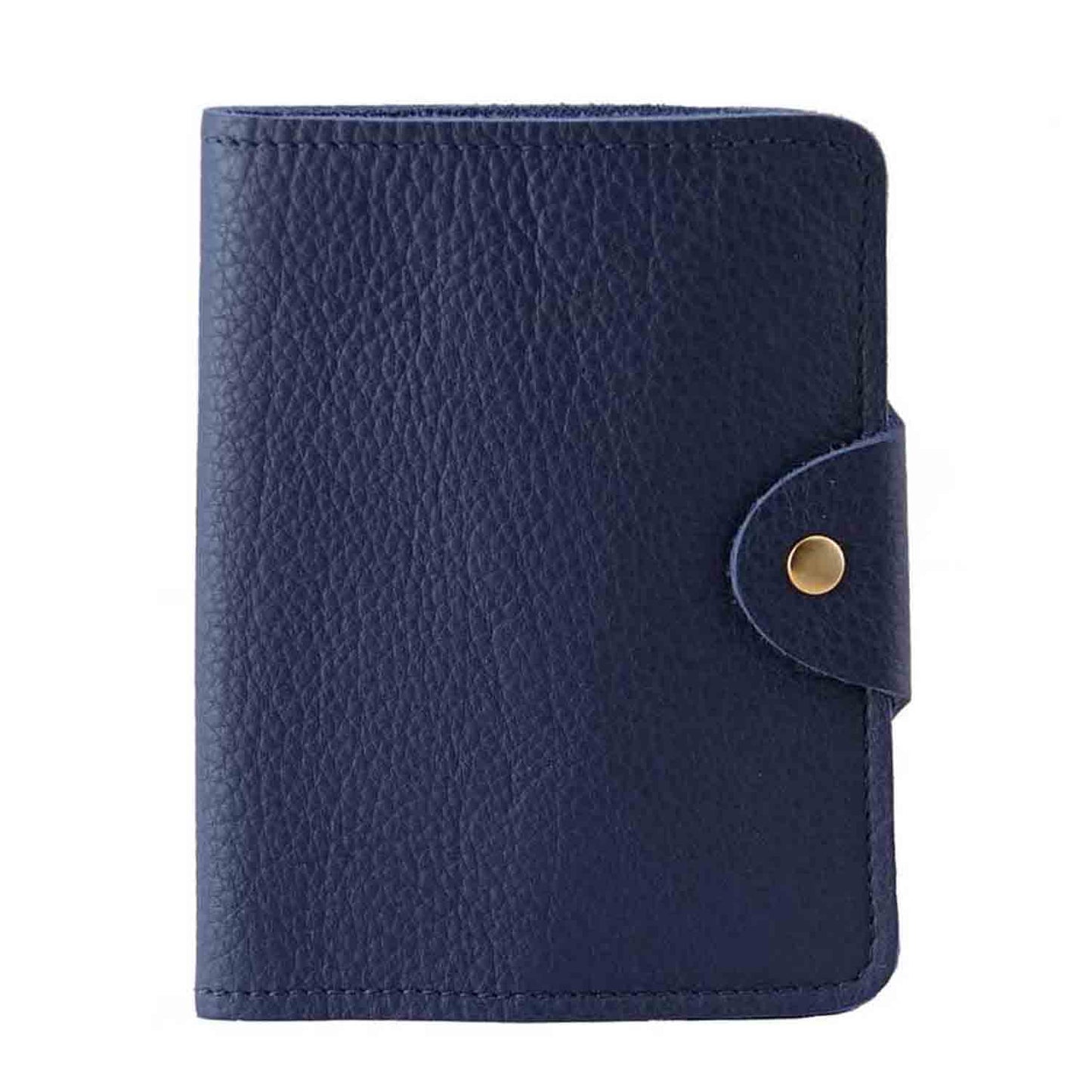 Passport Cover Blue Grain