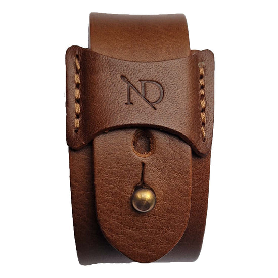 Finsbury Chestnut Leather Bracelet