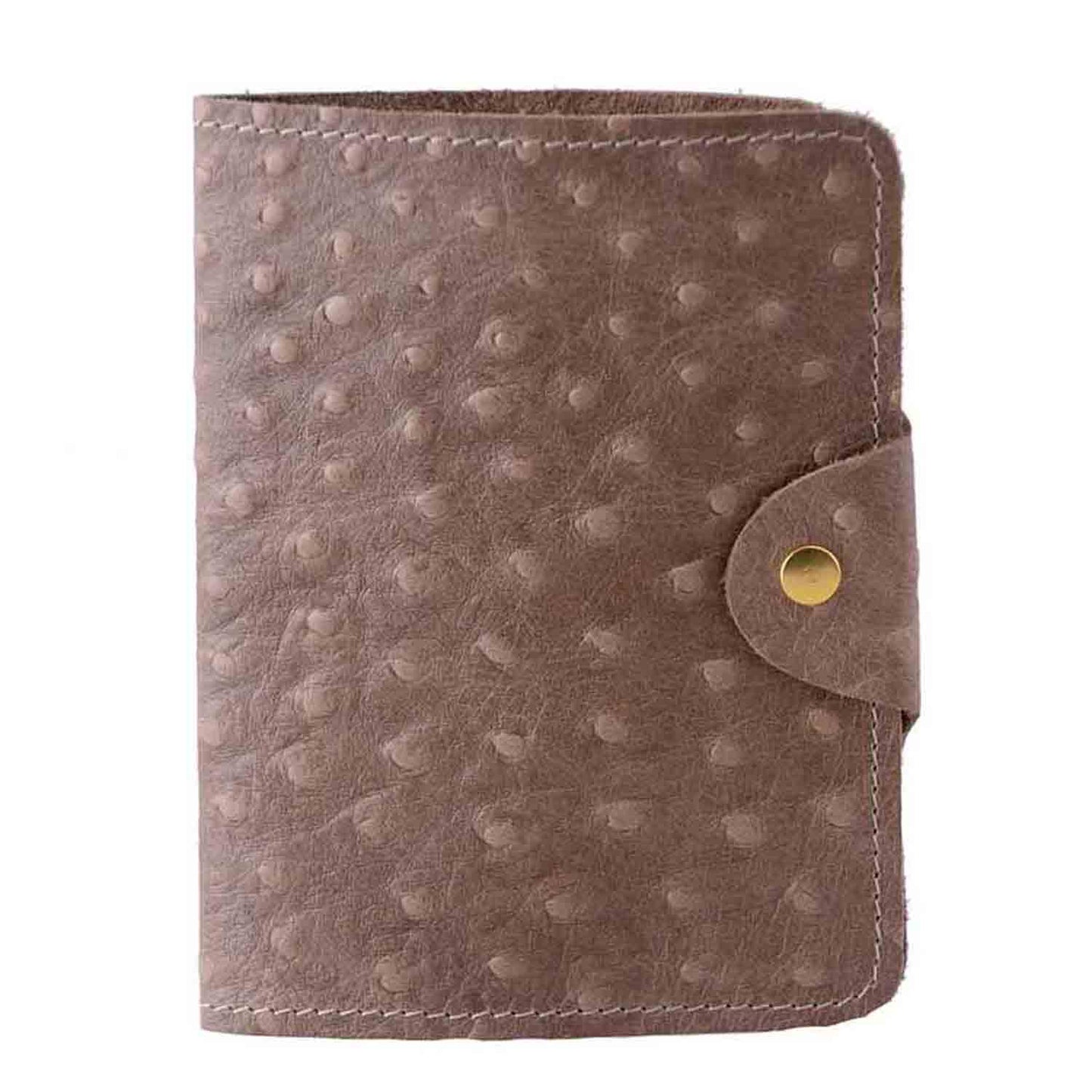 Passport Cover Ostrich Print