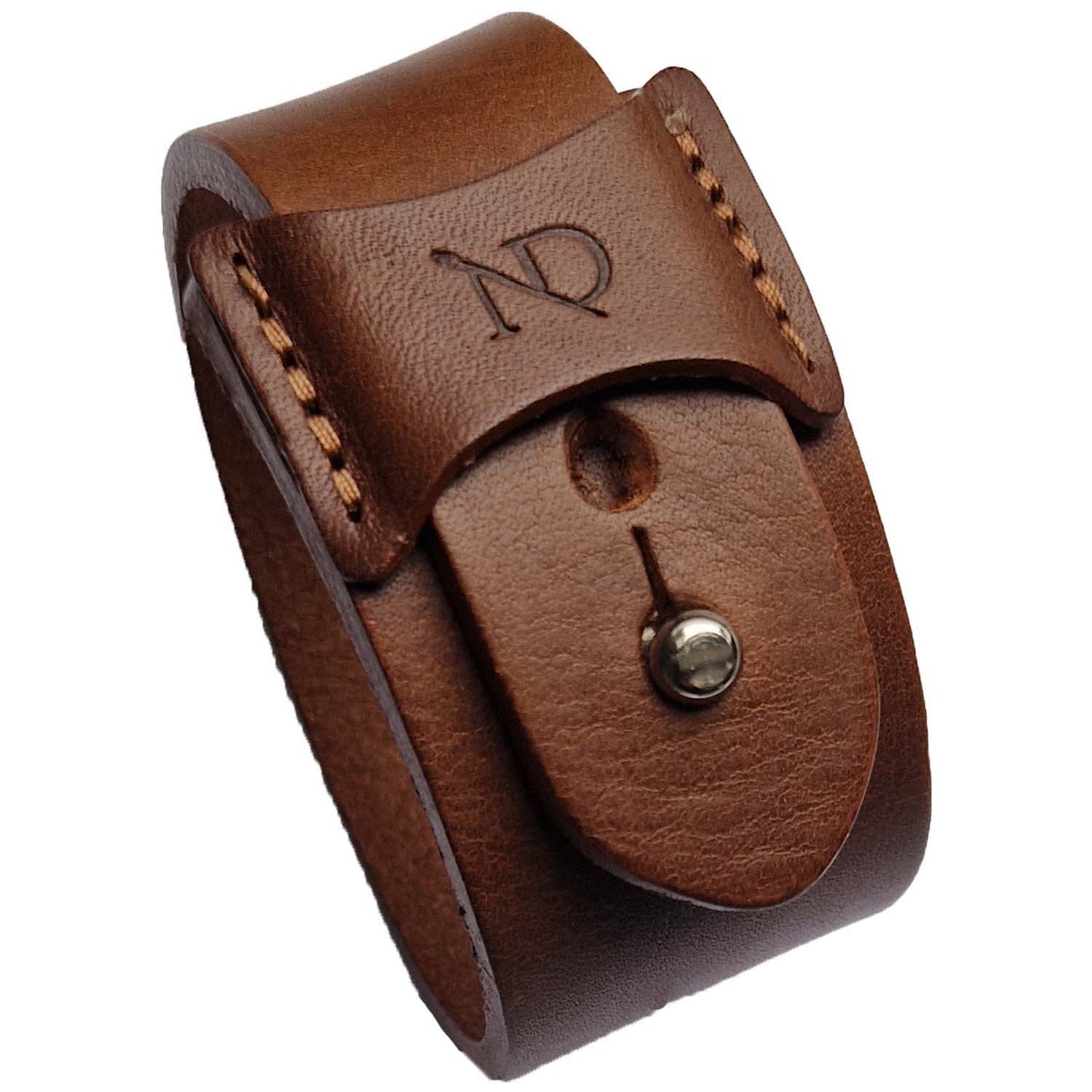 Finsbury Chestnut Leather Bracelet