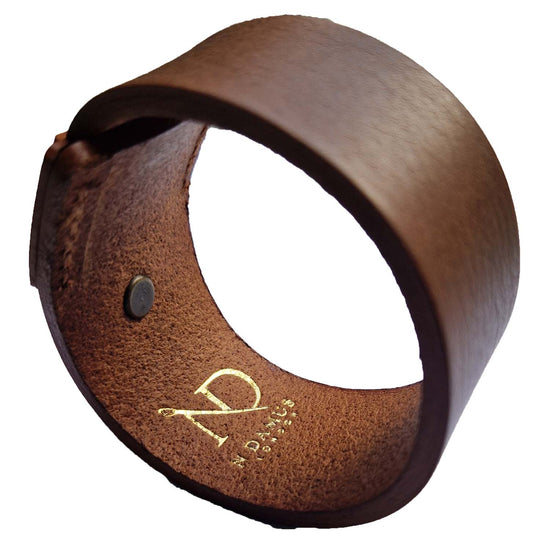 Finsbury Chestnut Leather Bracelet