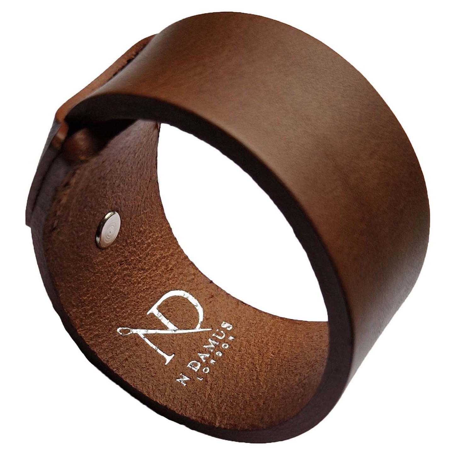 Finsbury Chestnut Leather Bracelet