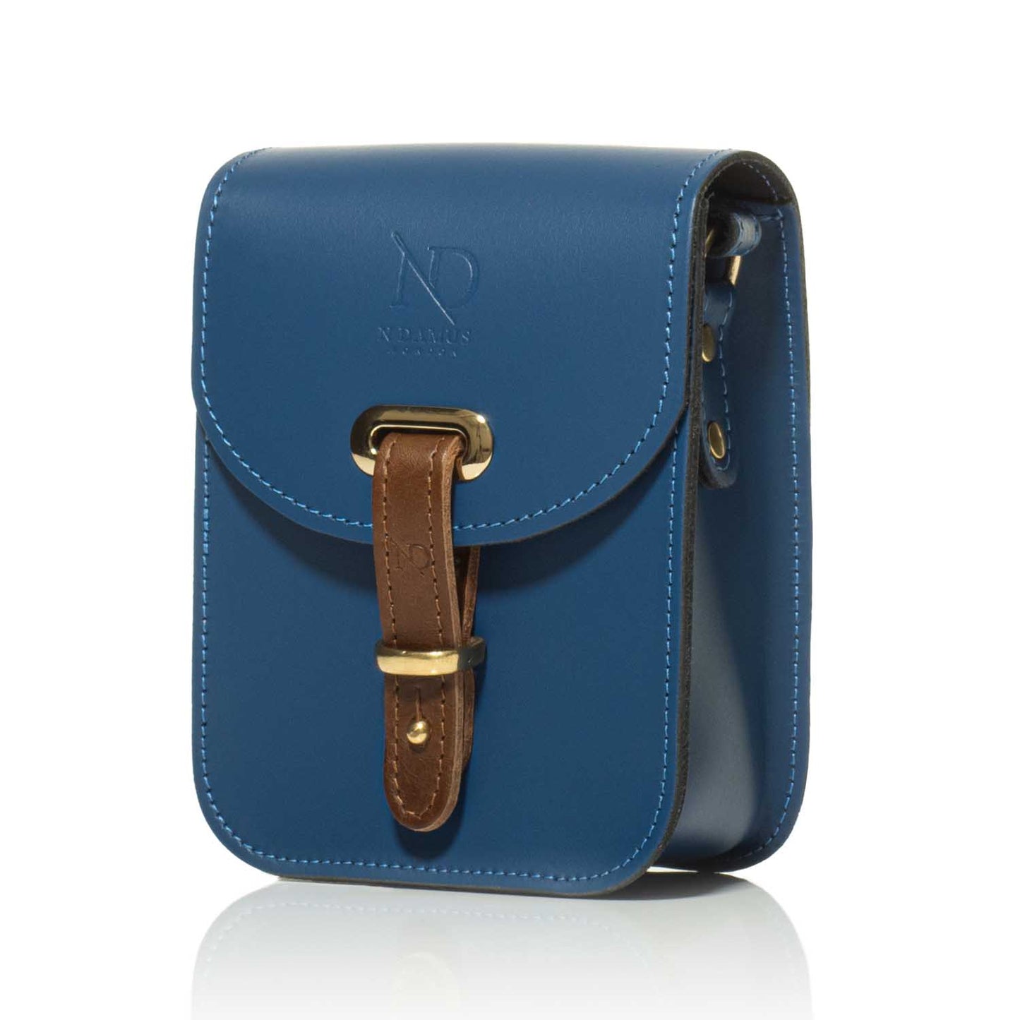 Mini Elizabeth Blue Satchel