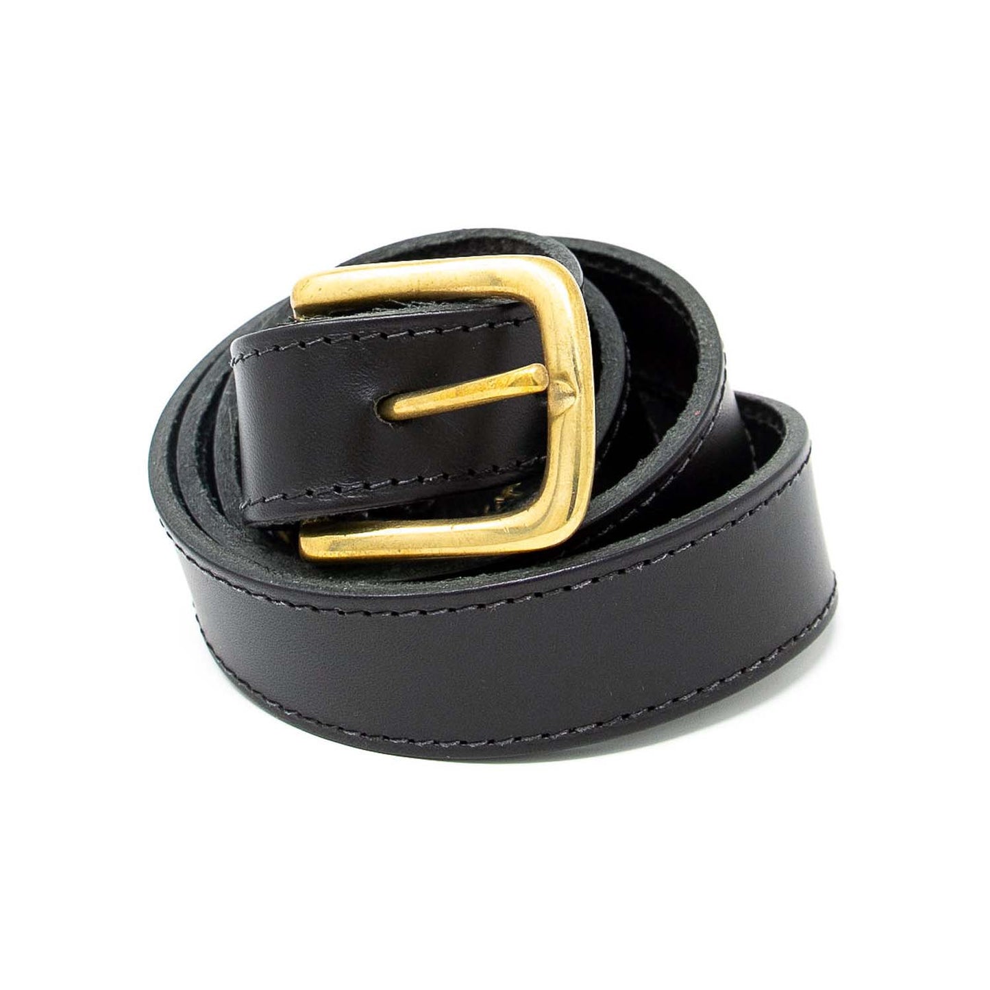 Load image into Gallery viewer, Orion Black Belt with Gold Buckle
