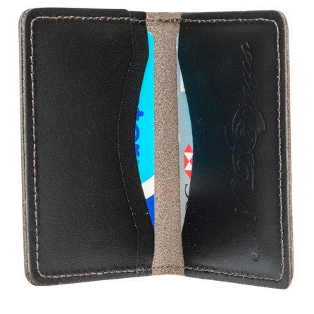 100% leather Black Card Holders