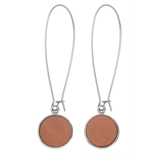 Silverdale Tan Drop Earrings